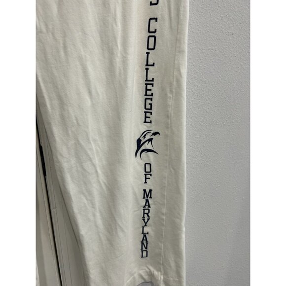 St. Marys College Of Maryland White Sweatpants Jansport Cotton Blend Sz XL - Picture 4 of 9